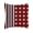 Independence Day-B, variant on Independence Day Decorative Linen Throw Blanket with Flag and Text, for Couch, Living Room, Bedroom, 17.72 x 17.72 Inch Linen Blanket, Patriotic Decorative Throw for Independence Day