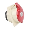 thumbnail image 1 of Industrial Socket, Insulating Non-Aging Waterproof 32A Industrial Socket  For Commercial Operations For Construction Sites For Agricultural Production, 1 of 8