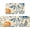 Multi Color, variant on Ethnic Flower Leaves Kitchen Mats for Floor, Vintage Floral Kitchen Rug Runner Non-Slip Kitchen Mats and Rugs 2PCS Absorbent Standing Mats for Office Desk Sink