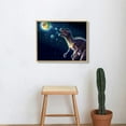 thumbnail image 3 of JRXY Dinosaur Decor Wall Art for Boy's Room Dinosaur Pictures Universe Space Decor Canvas Painting Framed Artwork for Living Room Bedroom Picture 2, 3 of 4