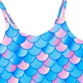 thumbnail image 5 of Girls Swimsuit One Piece UPF 50+ Mermaid Skirted Bathing Suit Beach Swim Dress 4-12 Years, 5 of 10