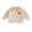 Khaki-Pumpkin, variant on RUINIXCW Toddler Baby Boy Girl Halloween Sweatshirt Outfit Infant Fall Winter Clothes Embroidery Plaid Lapel Half Zipper Long Sleeve Pullover Tops