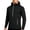 Black, variant on Mens Light Packable Hooded Windbreaker Men Short Full Zip Outer Coat, Minimalist Plain Silhouette for Road Trips Beach Walks Gray L