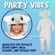 thumbnail image 2 of ¡Onesie Funziez! Disfraz ajustado de elefante para adulto, pijama gris, 2 of 5