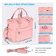 thumbnail image 2 of Lonchera Bolsa Termica Gran Capacidad Portátil Fiambrera 16l Rosa, 2 of 5