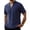 #05 Navy 【Mix, Match & Rotate: Stock Up on Daily Colors】, variant on Men's Summer Linen Cotton Short Sleeve Crewneck Loose Fit Casual Shirt Tops T-Shirt Solid Color Breathable Blouse Beach Vacation Hiking Outfits Modern Fashion Essential Gift