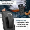 thumbnail image 3 of Apple iPhone 14 Pro Dual-Layer Holster Case with Kickstand, 3 of 6