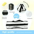 thumbnail image 5 of 9 Packs Clear PVC Toy Storage Bags Include 6 Pcs Large and 3 Pcs Medium Toy Organizer Bags with Labels Portable Handheld Zipper Bags for Organizing Board Game Building Blocks Puzzle Kids Books, 5 of 6