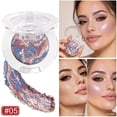 thumbnail image 2 of QunYou High Gloss Baked Powder Pearl Shimmer Eye Shadow Blush Highlighter Contouring Makeup Beauty, 2 of 5