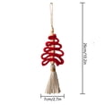 thumbnail image 3 of Xihbxyly Colgante de Árbol de Navidad Tejido a Mano, Decoración Duradera de Hilo de Algodón, Llamativo Adorno de Pared, Decoración Versátil para El Hogar o Fiestas, Ideal Como Regalo de Navidad, Tama, 3 of 6