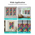 thumbnail image 6 of Window Privacy Film Colorful Cute Monsters Stained Glass Window Film Decorative Sun Block Window Cover Abstract Art Modern Window Clings Static Adhesive Sticker for Bathroom 23.6"x59", 6 of 7