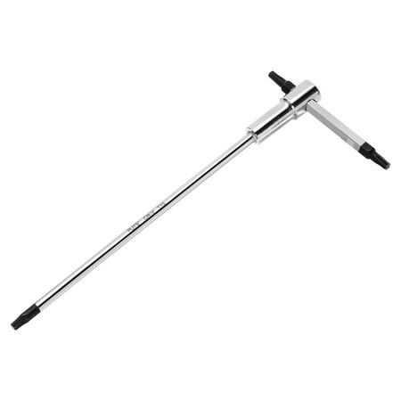 

Uxcell T15 Sliding T-Handle Torx Star Wrench for Fast Spinning CR-V Steel