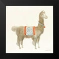 thumbnail image 2 of Nai, Danhui 20x20 Black Modern Framed Museum Art Print Titled - Festive Llama III, 2 of 5