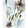 thumbnail image 3 of Wang, Melissa 20x24 Black Modern Framed Museum Art Print Titled - Watercolor Wildflowers III, 3 of 5