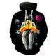 thumbnail image 1 of Sudadera con capucha y cremallera de astronauta de dibujos animados para hombre, camisetas con estampado 3D a la moda para adolescentes, ropa de calle de hip hop, estilo Harajuku informal, gran oferta, 1 of 6