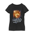 thumbnail image 1 of Girl's Star Wars Galactic Glow Collage Graphic Tee Black X Large, 1 of 3