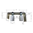 thumbnail image 5 of Support Réglable Guide Rouleau avec Portail Coulissant Capacité Max 3 1/2 Pouces, 5 of 5