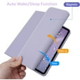 thumbnail image 4 of Wireless Bluetooth Keyboard Shockproof Smart Case with Pencil Holder for iPad Pro 11 inch 4th 3rd 2nd 1st Generation Purple, 4 of 7