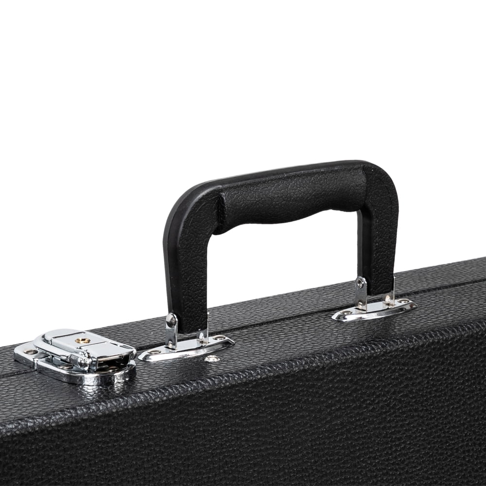 High Grade Guitar Square Hard Case Flat Black