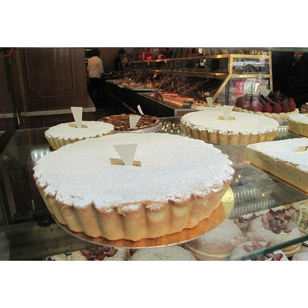 Canvas Print Baked Goods Patisserie Delicious Tasty Cake Pastry Stretched Canvas 32 x