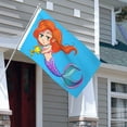 thumbnail image 6 of Mermaid Fish Pattern Flag 3x5 Ft Outdoor Indoor With Grommet Garden Yard Banner Decorative Sign, 6 of 6