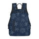 thumbnail image 1 of Balery Snowflake Dark Blue Mochila ligera para hombre y mujer: duradera e impermeable, ideal para la escuela, el trabajo, viajes y uso diario., 1 of 7