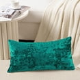 thumbnail image 4 of Home Soft Things Crushed Velvet 2 Piece Throw Pillow Cover Set - Sapphire - 14" x 26", 4 of 7
