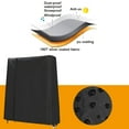 thumbnail image 3 of Graflsoa Housse de Table de Ping-Pong Extérieure Imperméable et Anti-Poussière - Noir, Adaptée aux Tables Pliables, Offrant une Protection Complète contre les Intempéries avec Matériau Polyester Durable, 3 of 7