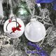 thumbnail image 4 of 1 caja de 12 bolas de plástico transparente PET de 6 cm, bolas de Navidad, adornos colgantes para árbol de Navidad, decoración navideña, 4 of 5