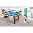 thumbnail image 7 of RACK Crucis 5.5-Foot Folding 3 in 1 Multi Game Billiard/Pool Table (Green), 7 of 7