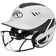 thumbnail image 2 of Rawlings Velo Junior 2-Tone Softball Batting Helmet with Faceguard, 2 of 2