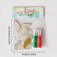thumbnail image 2 of Arts & Crafts & DIY Toys Easter Wooden Drawing Board for Kids Painting Coloring Craft Decoration Easter Rabbit, 2 of 3