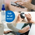 Crizal Eye Glasses Lens Cleaner Spray And Microfiber Cleaning Cloth for