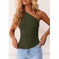 thumbnail image 5 of Musculosa PRETTYGARDEN Mujer Verano 2025 Y2K Un Hombro, 5 of 5