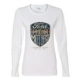 thumbnail image 2 of 1983 Vintage Distressed Ford Motors Legendary Power Cars and Trucks Womens Graphic Long Sleeve T-Shirt, White, 2XL, 2 of 3