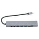 thumbnail image 1 of HUB 8-IN-1 USB C HUB TUPO-C Estacia de Acoplamiento de Acoplamiento de Hub Con 4K HD RJ45 ETHERNET USB 2.0 PD Port de Carga Compatible Con TV de Cuaderno de PC, 1 of 7