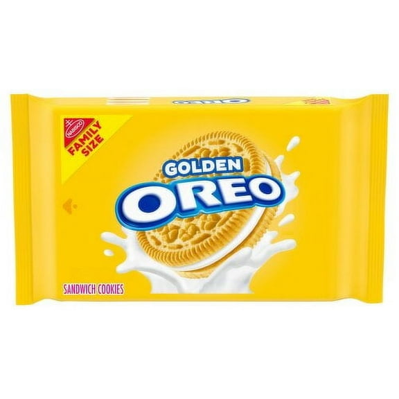 Nabisco Oreo Golden Sandwich Cookies Family Size, 1 lb 2.12 oz( pack of 1 )