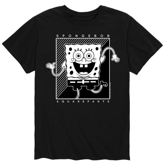 SpongeBob SquarePants - Dancing Spongebob - Men's Short Sleeve Graphic T-Shirt