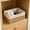 Large, variant on Rectangular Woven Storage Basket with Floral Liner & Lace Trim, Decorative Fabric Lined Organizer Bin for Bathroom Bedroom Sundries Cosmetics