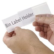 Tri-Dex Label Holder 1-3/4 x 4 for Stacking Bin, 25/Pk