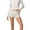 Light Gray, variant on Jane Wardrobe Women’s All-Over Sequin Bodycon Shorts, High Waist Sexy Slim Fit Shorts for Casual & Parties, Multi-Color, S/M/L