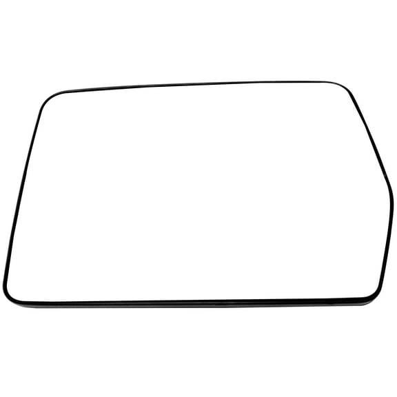 SCITOO Side View Mirror Glass Driver Left Side Mirror Glass Fit For 2004-2014 For FORD F150 P/U W/O HEATED Chrome Flat Replacement Exterior Mirror Glass