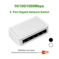 thumbnail image 3 of 5 Port Gigabit Ethernet Switch, 10/100/1000Mbps Network Hub, 3 of 8