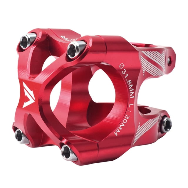 Manillar de piezas de vástago de bicicleta Soidarity Premium 31,8mm Negro Rojo