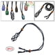 thumbnail image 3 of hecho Cuerda ajustable Cuerda bohemia Bolsa de red de repuesto Fish Netted 8 piezas Soporte vacío para joyería Pulseras , NEGRO perfecl Soporte de piedra vacío, 3 of 8