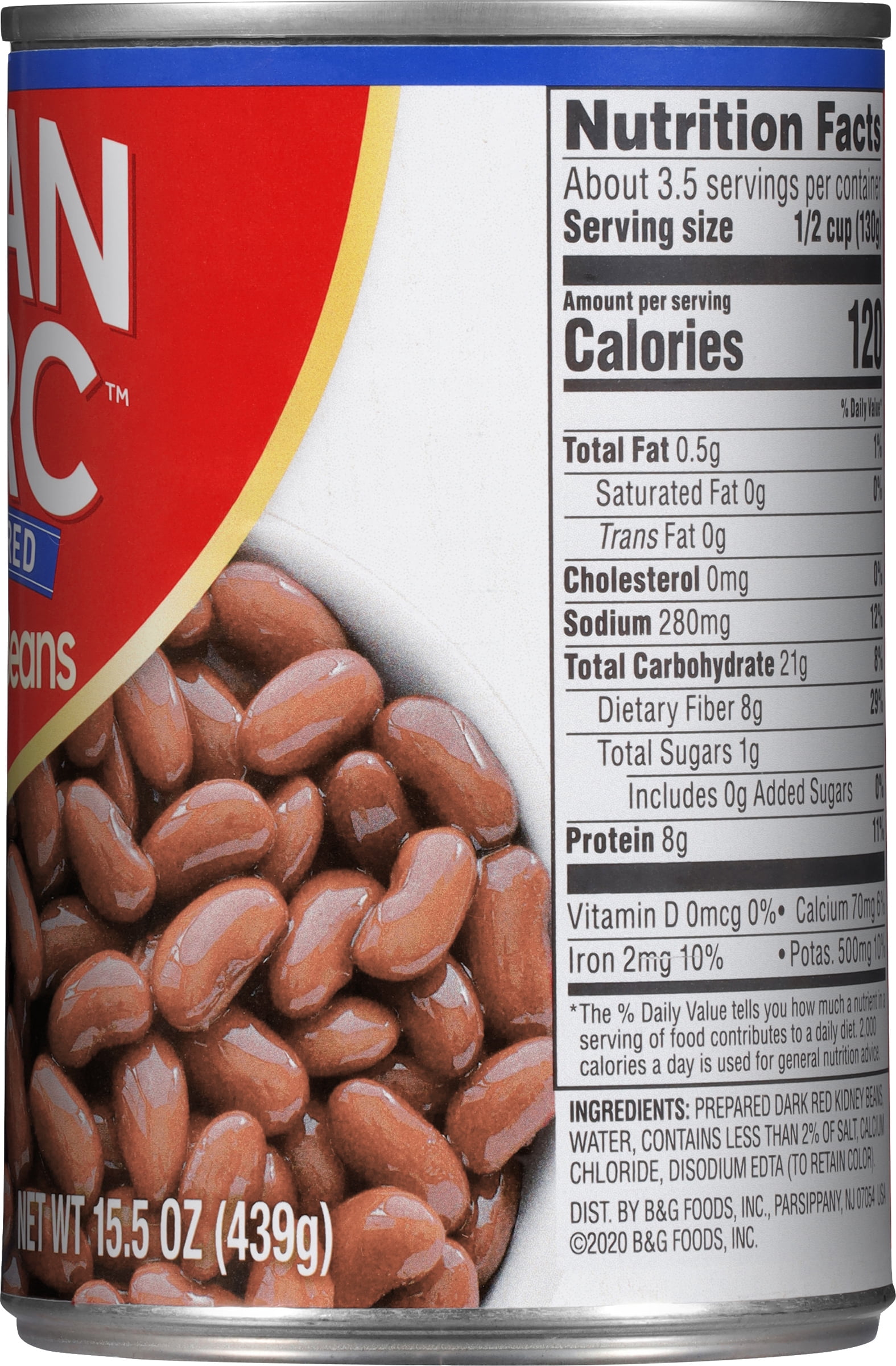 (12 pack) Joan of Arc Dark Red Kidney Beans, Gluten-Free, 15.5 oz Can
