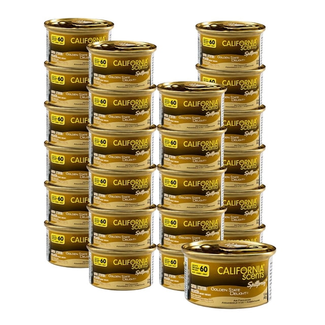 24 Aromatizantes Auto CaliforniaScents GoldenState 60 Días Aroma