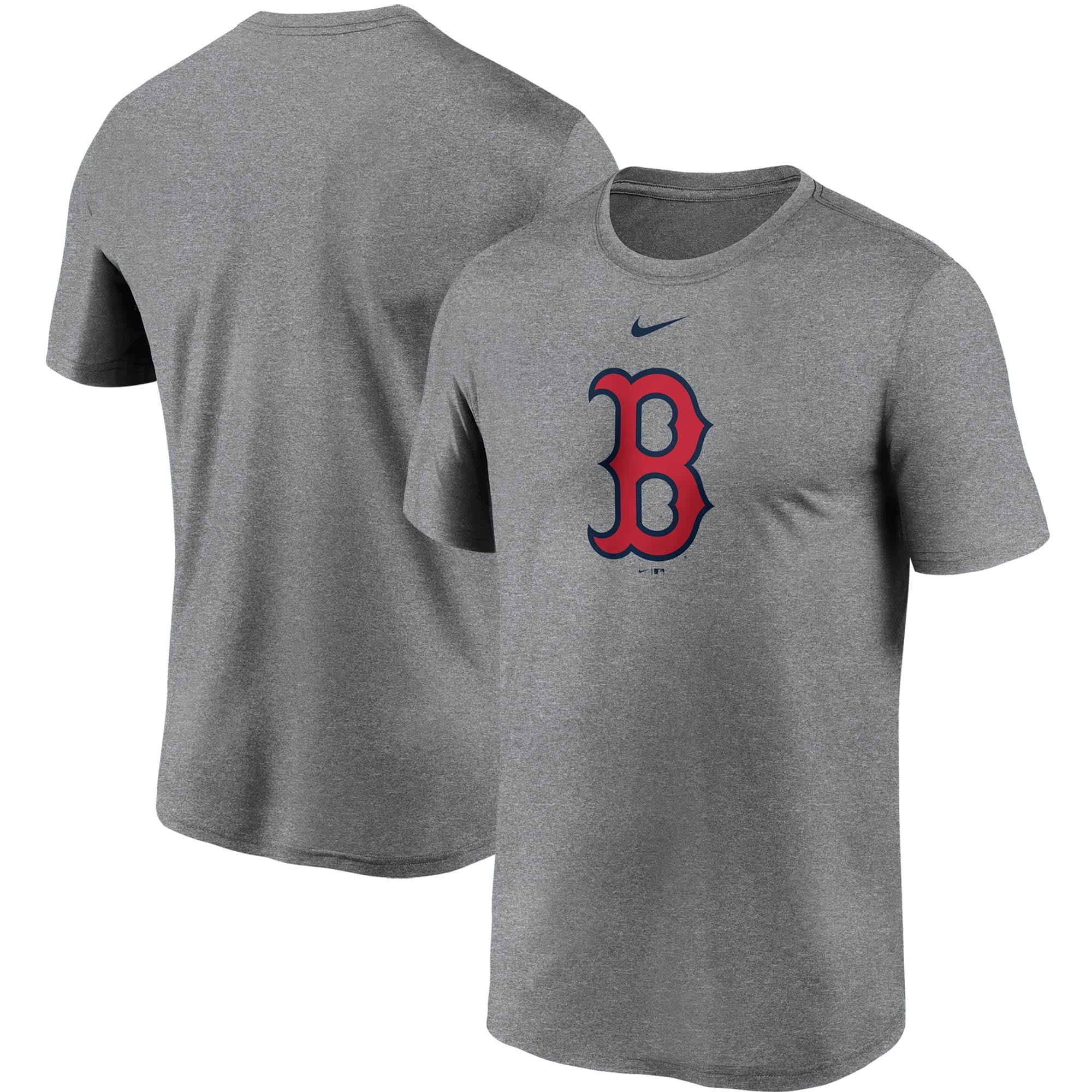 Boston Red Sox Nike Team Large Logo Legend Performance T-Shirt - Gray ...