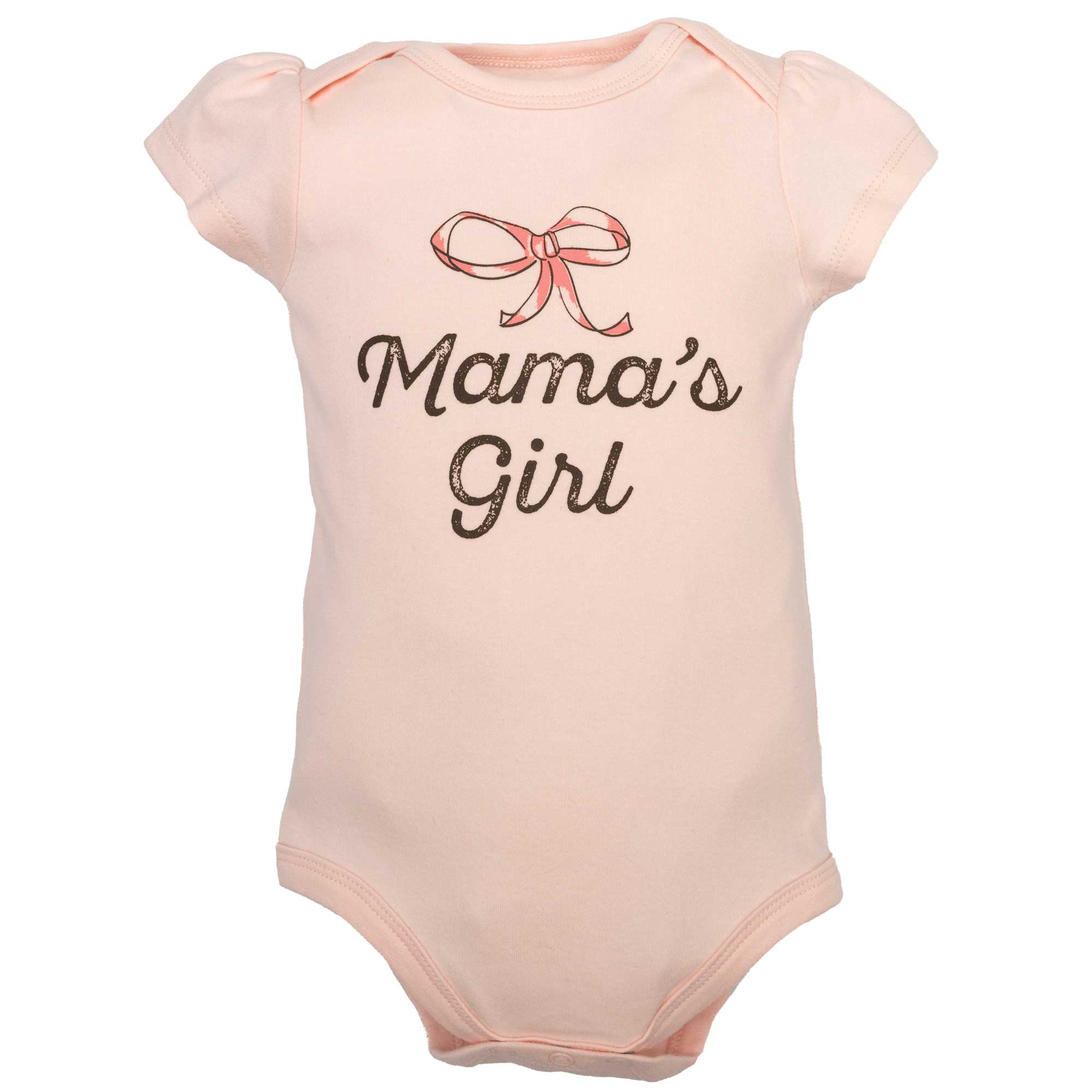 Hudson Baby Infant Girls Cotton Bodysuit, Pant and Shoe Set, Floral Bow, 3-6 Months