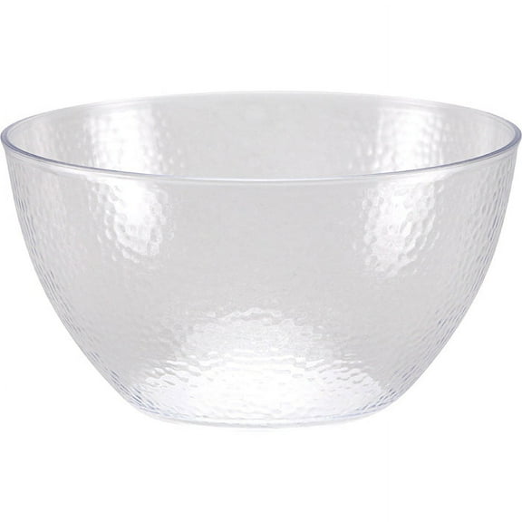 12/Case Bulk Clear Pebble 60 oz Plastic Bowls